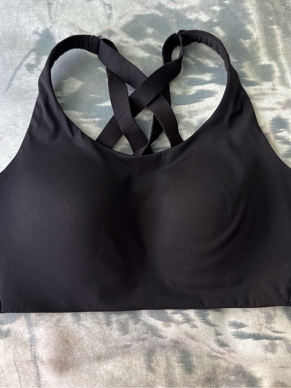 lululemon athletica Black Crisscross Back Sports Bra